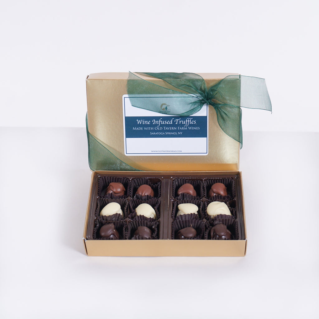 Wine & Infused Chocolate Truffle Gift Set